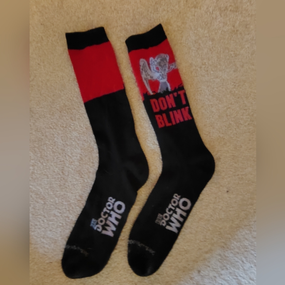 Black and Red Socks